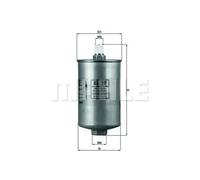 Filtro carburante Filtro per condotti/circuiti KL 29 KNECHT per AUDI VW