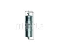Filtro carburante Filtro per condotti/circuiti KL 35 MAHLE per BMW ALPINA