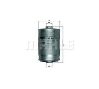 Filtro carburante Filtro per condotti/circuiti KL 36 MAHLE per AUDI VW