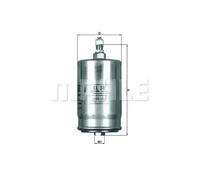 Filtro carburante Filtro per condotti/circuiti KL 38 KNECHT per MERCEDES-BENZ