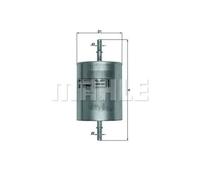 Filtro carburante MAHLE KNECHT KL 409