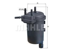 Filtro carburante Filtro per condotti/circuiti KL 430 KNECHT per NISSAN RENAULT