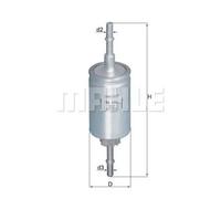 MAHLE ORIGINAL Filtro Carburante KL 458 Filtro Combustibile FORD,MAZDA,Fiesta Mk5 Hatchback (JH1, JD1, JH3, JD3),FUSION (JU_),Fiesta Mk5 Van,2 (DY)