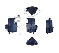 MAHLE ORIGINAL KL 469 Filtro carburante