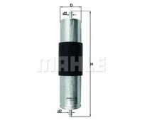 MAHLE ORIGINAL KL 473 Filtro carburante