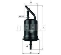 Filtro carburante Filtro per condotti/circuiti KL 488 MAHLE per KIA RIO II
