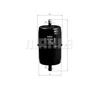 Filtro carburante Filtro per condotti/circuiti KL 558 KNECHT per SKODA JEEP
