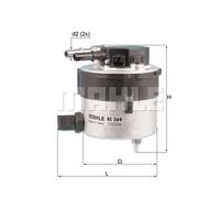 MAHLE KL 569 Filtro carburante