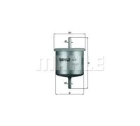 Filtro carburante KNECHT KL 61