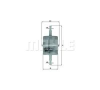Filtro carburante KNECHT KL 63 OF