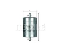 Filtro carburante KNECHT KL 65