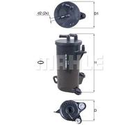 MAHLE KL 764D Filtro carburante