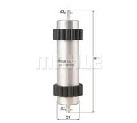 Filtro carburante Filtro per condotti/circuiti KL 915 KNECHT per AUDI A6 C7 A5