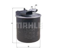 Filtro carburante Filtro per condotti/circuiti KL 950 KNECHT per MERCEDES-BENZ