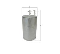 Filtro carburante Filtro per condotti/circuiti KL 964 MAHLE