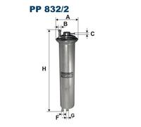 Filtro carburante FILTRON PP832/2