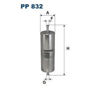 Filtro carburante Filtro per condotti/circuiti PP 832 FILTRON per BMW ALPINA