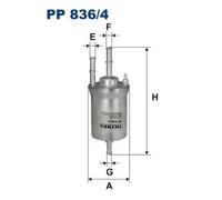 Filtro carburante FILTRON PP836/4