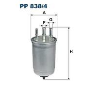 Filtro carburante Filtro per condotti/circuiti PP 838/4 FILTRON per SSANGYONG