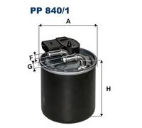 Filtro carburante Filtro per condotti/circuiti PP 840/1 FILTRON