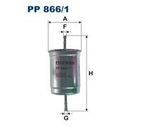 Filtro carburante Filtro per condotti/circuiti PP 866/1 FILTRON per VOLVO INDIGO