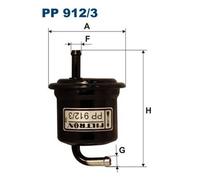 Filtro carburante Filtro per condotti/circuiti PP 912/3 FILTRON