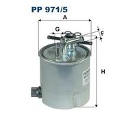 Filtro carburante Filtro per condotti/circuiti PP 971/5 FILTRON per NISSAN