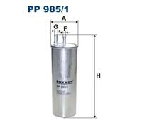Filtro carburante Filtro per condotti/circuiti PP 985/1 FILTRON per VW