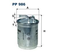 FILTRON Filtro Carburante PP 986 Filtro Combustibile VW,AUDI,SKODA,POLO (9N_),Polo Hatchback (6R1, 6C1),Fox Hatchback (5Z1, 5Z3, 5Z4),POLO Van (6R)