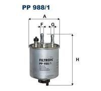 Filtro carburante Filtro per condotti/circuiti PP 988/1 FILTRON per RENAULT