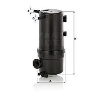 Filtro carburante MANN-FILTER WK 10 046 Z