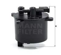 Filtro carburante Filtro per condotti/circuiti WK 12 004 MANN-FILTER per PEUGEOT