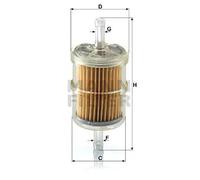 MANN-FILTER Filtro carburante WK 42/2 - Originale per Citroën, Fiat, Ligier, Peugeot