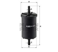 Filtro carburante Filtro per condotti/circuiti WK 6002 MANN-FILTER per RENAULT
