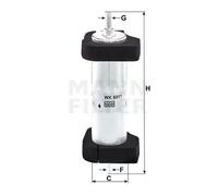 Filtro carburante MANN-FILTER WK 6011