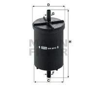 Filtro carburante Filtro per condotti/circuiti WK 6012 MANN-FILTER per RENAULT