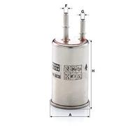 MANN-FILTER Filtro carburante WK 6038