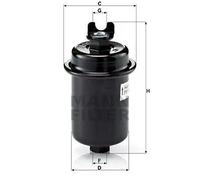 Filtro carburante Filtro per condotti/circuiti WK 612/4 MANN-FILTER per HYUNDAI