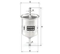 Filtro Carburante Mann Wk66