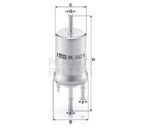 Filtro carburante MANN-FILTER WK 69/2