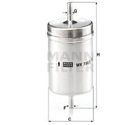MANN-FILTER WK 730/3 Filtro carburante - per Autovetture + veicoli commeriali