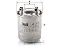 Filtro carburante Filtro per condotti/circuiti WK 8016 x MANN-FILTER