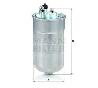 Filtro carburante Filtro per condotti/circuiti WK 8021 MANN-FILTER per OPEL
