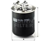 MANN-FILTER WK 820 Filtro carburante per MITSUBISHI,SMART