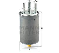 Filtro carburante Filtro per condotti/circuiti WK 829/7 MANN-FILTER per FORD
