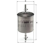 Filtro carburante Filtro per condotti/circuiti WK 832/2 MANN-FILTER per VOLVO