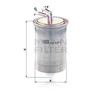 MANN-FILTER Filtro carburante WK 845/3 per Ford e Mazda