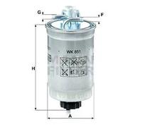 WK851 Filtro carburante (MARCA-MANN).