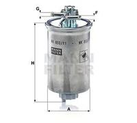 MANN-FILTER WK 853/11 Filtro carburante - per Autovetture + veicoli commeriali