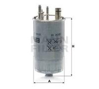 Filtro carburante Filtro per condotti/circuiti WK 853/20 MANN-FILTER per FIAT